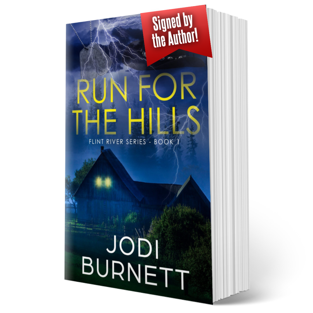 Run For The Hills ~ Flint River Series - Book 1 - Original Cover Personalized and Signed by the Author