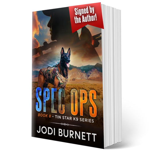 SPEC OPS K9 Book 8 Tin Star K9 Series Signed Paperback Jodi Burnett